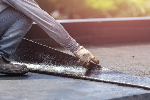 Professional Waterproofing technician working in Bloomville, OH